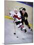 Iice Hockey Players in Action-null-Mounted Photographic Print