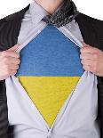 Business Man With Brazilian Flag T-Shirt-IJdema-Framed Art Print