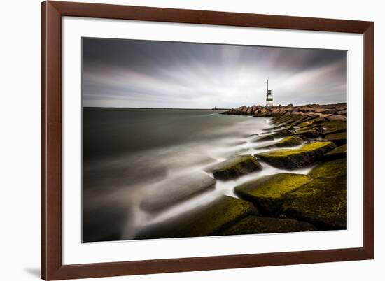 IJmuiden Lighthouse-Sus Bogaerts-Framed Photographic Print