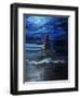 IJN Hiei and Akatsuki light up USS Atlanta, Guadalcanal 1942, 2018-Vincent Alexander Booth-Framed Premium Giclee Print