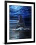 IJN Hiei and Akatsuki light up USS Atlanta, Guadalcanal 1942, 2018-Vincent Alexander Booth-Framed Giclee Print