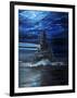 IJN Hiei and Akatsuki light up USS Atlanta, Guadalcanal 1942, 2018-Vincent Alexander Booth-Framed Giclee Print