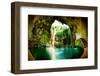 Ik-Kil Cenote, Chichen Itza, Mexico-Subbotina Anna-Framed Photographic Print