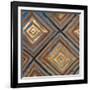 Ikat and Pattern with Gold-Patricia Pinto-Framed Art Print