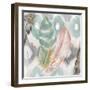 Ikat Feathers I-Patricia Pinto-Framed Art Print