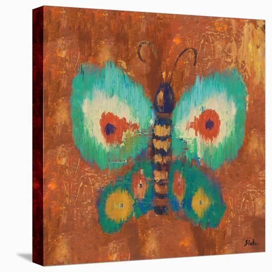 Ikat Flutter Square II-Patricia Pinto-Stretched Canvas