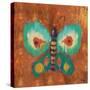 Ikat Flutter Square II-Patricia Pinto-Stretched Canvas