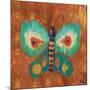 Ikat Flutter Square II-Patricia Pinto-Mounted Art Print