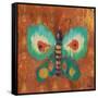 Ikat Flutter Square II-Patricia Pinto-Framed Stretched Canvas
