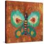 Ikat Flutter Square II-Patricia Pinto-Stretched Canvas