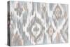 Ikat Jewel I blush grey-Farida Zaman-Stretched Canvas