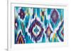 Ikat Jewel I-Farida Zaman-Framed Art Print