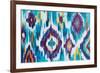 Ikat Jewel I-Farida Zaman-Framed Art Print