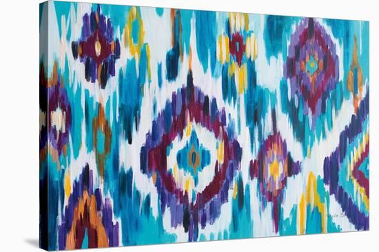 Ikat Jewel I-Farida Zaman-Stretched Canvas