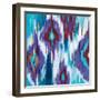 Ikat Jewel II-Farida Zaman-Framed Art Print