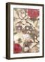 Ikat Rose I-Marietta Cohen-Framed Art Print