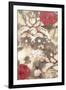 Ikat Rose I-Marietta Cohen-Framed Art Print