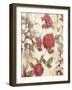 Ikat Rose II-Marietta Cohen-Framed Art Print