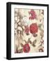 Ikat Rose II-Marietta Cohen-Framed Art Print