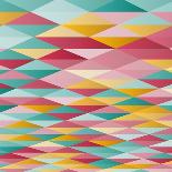 Vector Abstract Background. Triangles White-Ikatod-Art Print