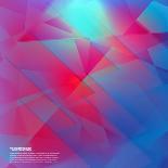 Vector Abstract Background. Triangles White-Ikatod-Art Print