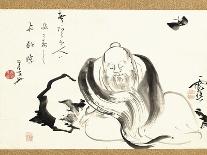 Zhuang Zi Dreaming of a Butterfly-Ike no Taiga-Laminated Giclee Print