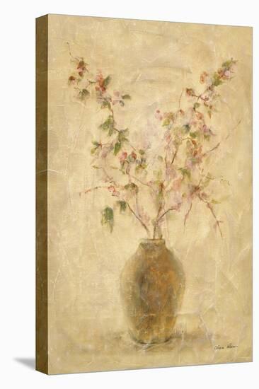 Ikebana Pink Blossoms-Cheri Blum-Stretched Canvas
