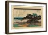 Ikegami No Bansho-Utagawa Hiroshige-Framed Giclee Print