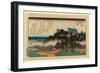 Ikegami No Bansho-Utagawa Hiroshige-Framed Giclee Print