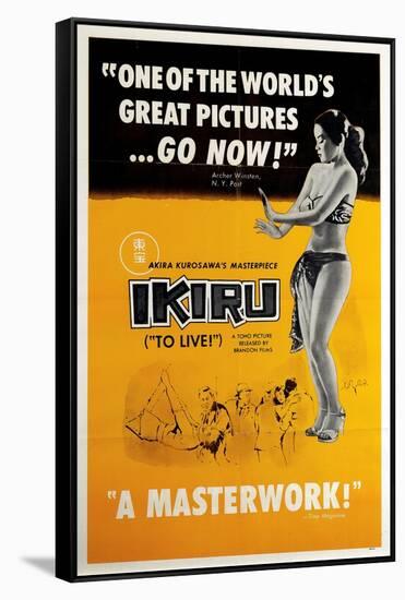 Ikiru, (AKA to Live), 1952-null-Framed Stretched Canvas