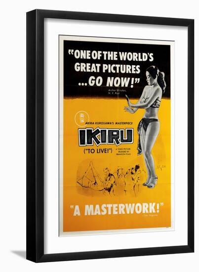 Ikiru, (AKA to Live), 1952-null-Framed Art Print