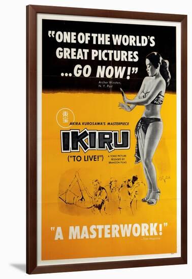 Ikiru, (AKA to Live), 1952-null-Framed Art Print