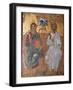 Ikon of the Holy Trinity, 17th century-Unknown-Framed Giclee Print