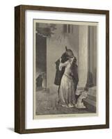 Il Bacio-Francesco Hayez-Framed Giclee Print