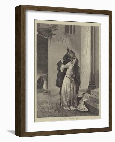 Il Bacio-Francesco Hayez-Framed Giclee Print