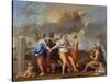Il Ballo Della Vita Humana (A Dance to the Music of Time), 1638-1640 for Clemens Ix-Nicolas Poussin-Stretched Canvas