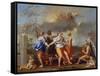 Il Ballo Della Vita Humana (A Dance to the Music of Time), 1638-1640 for Clemens Ix-Nicolas Poussin-Framed Stretched Canvas