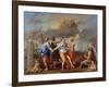 Il Ballo Della Vita Humana (A Dance to the Music of Time), 1638-1640 for Clemens Ix-Nicolas Poussin-Framed Giclee Print