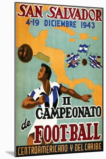 Il Campeonato De Foot-Ball-Artes Graficas-Mounted Art Print