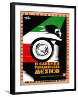 Il Carrera Panamericana Mexico-Carlo Vega-Framed Art Print