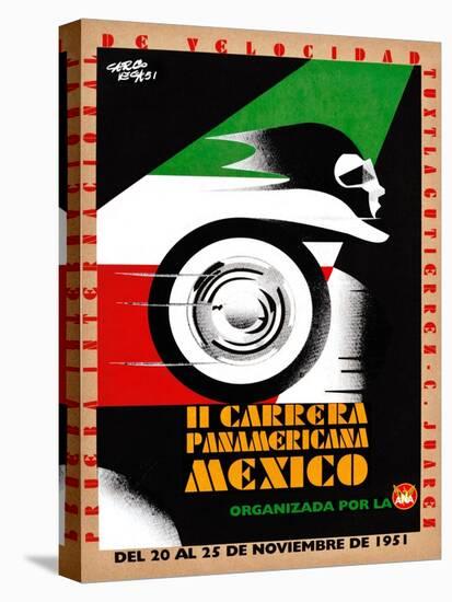 Il Carrera Panamericana Mexico-Carlo Vega-Stretched Canvas
