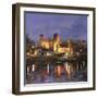 Il Castello Medioevale di Notte-Guido Borelli-Framed Giclee Print