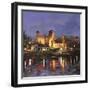 Il Castello Medioevale di Notte-Guido Borelli-Framed Giclee Print