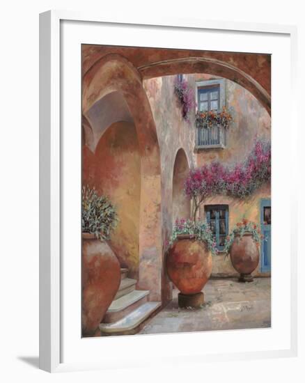 Il Cortile dell'arco-Guido Borelli-Framed Giclee Print