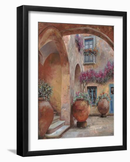 Il Cortile dell'arco-Guido Borelli-Framed Giclee Print