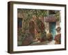 Il Cortile e i Fiori-Guido Borelli-Framed Giclee Print