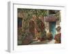 Il Cortile e i Fiori-Guido Borelli-Framed Giclee Print