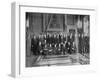 Il Duce Poses, Fa Tour, Palazzo Di Venezia, Rome, Italy, 1933-null-Framed Giclee Print