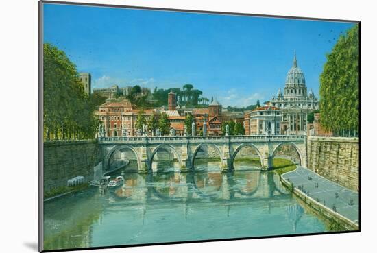 Il Fiume Tevere Roma-Richard Harpum-Mounted Art Print