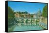 Il Fiume Tevere Roma-Richard Harpum-Framed Stretched Canvas